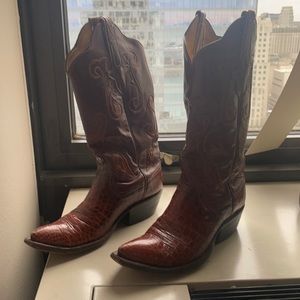 Rios of Mercedes ostrich skin boots